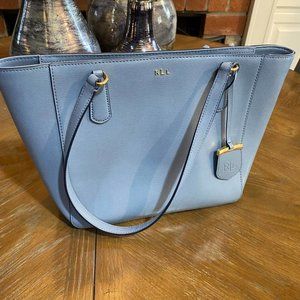 LAUREN RALPH LAUREN BLUE HANDBAG